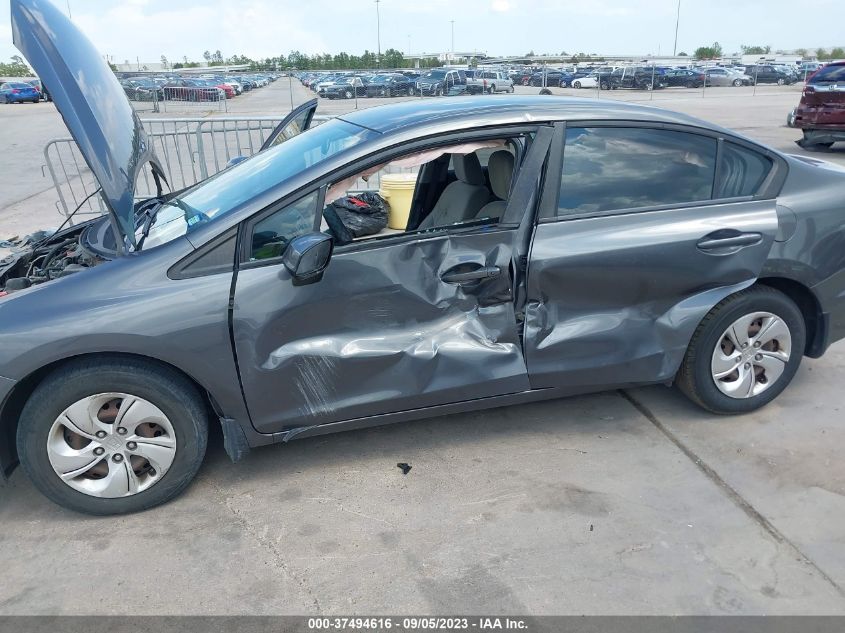 2013 HONDA CIVIC SDN LX - 2HGFB2F51DH581594