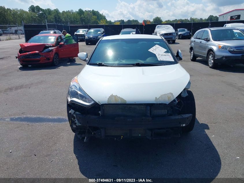 2016 HYUNDAI VELOSTER TURBO - KMHTC6AE2GU279869