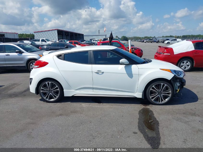 2016 HYUNDAI VELOSTER TURBO - KMHTC6AE2GU279869
