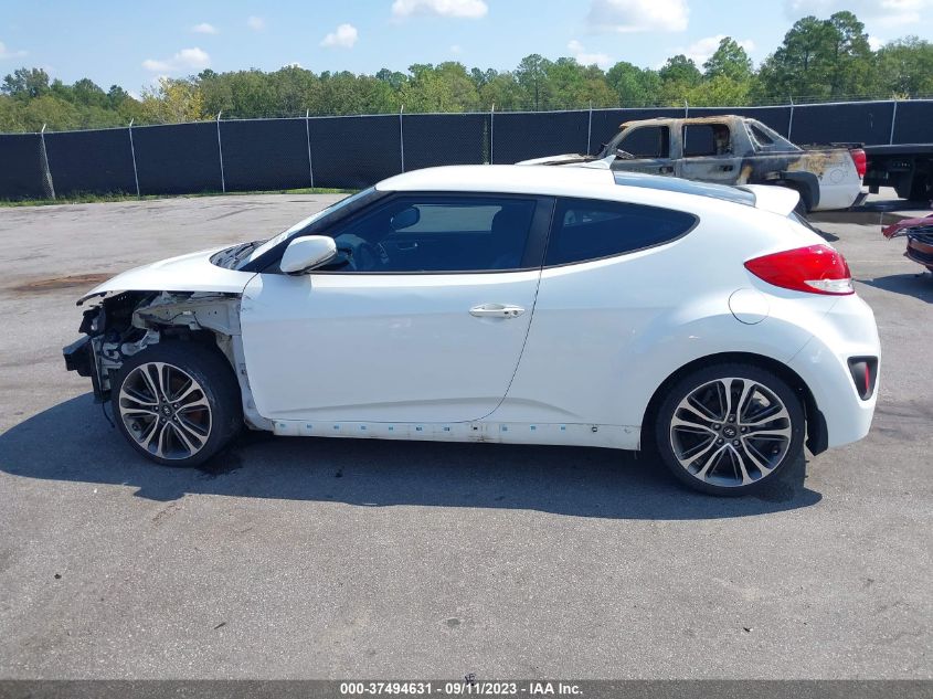 2016 HYUNDAI VELOSTER TURBO - KMHTC6AE2GU279869