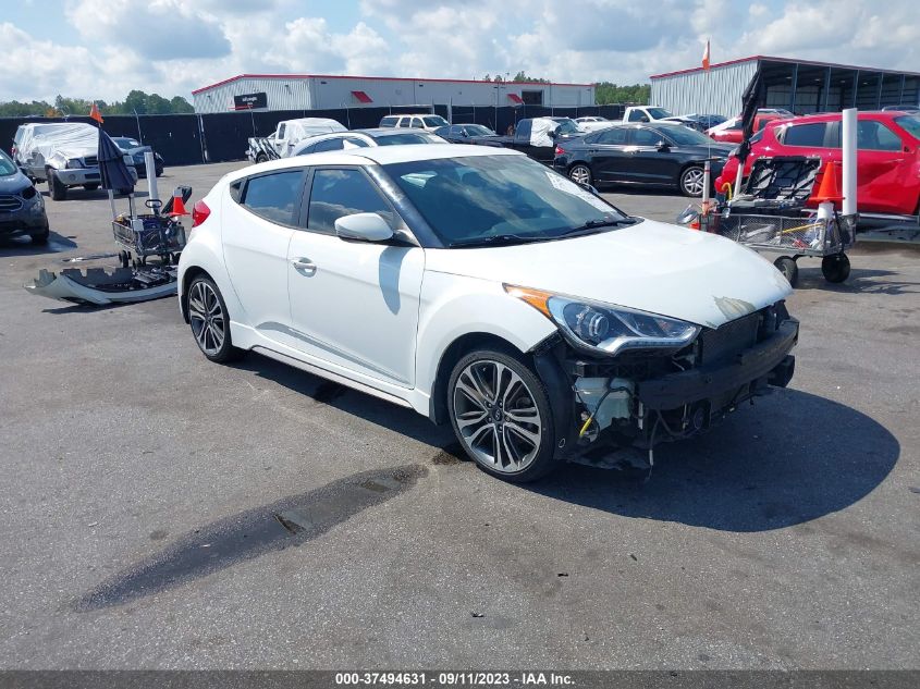 2016 HYUNDAI VELOSTER TURBO - KMHTC6AE2GU279869