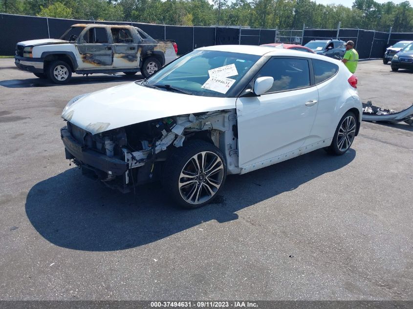 2016 HYUNDAI VELOSTER TURBO - KMHTC6AE2GU279869