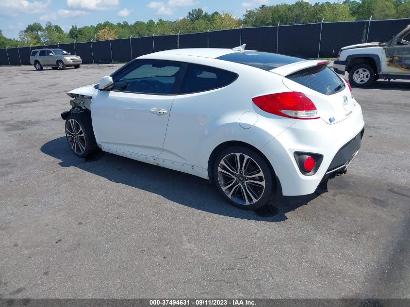2016 HYUNDAI VELOSTER TURBO - KMHTC6AE2GU279869