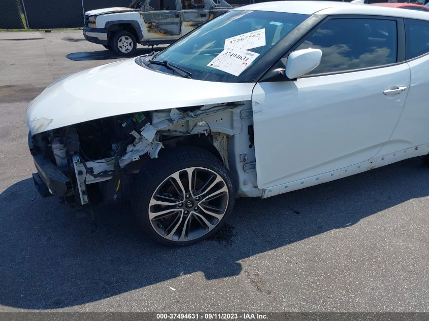 2016 HYUNDAI VELOSTER TURBO - KMHTC6AE2GU279869