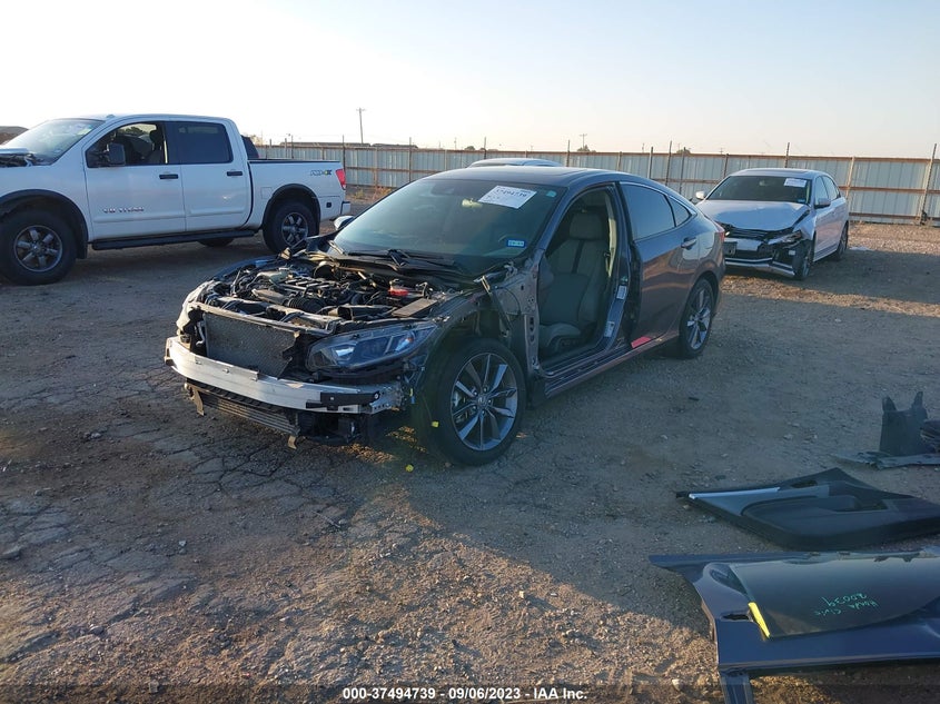 VIN 19XFC1F31LE007267 2020 HONDA CIVIC SEDAN EX