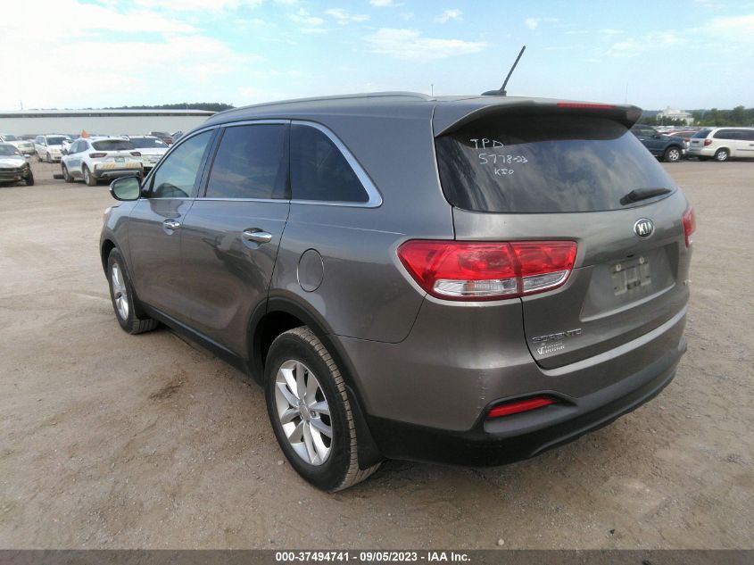 2018 KIA SORENTO LX V6 - 5XYPG4A5XJG374848