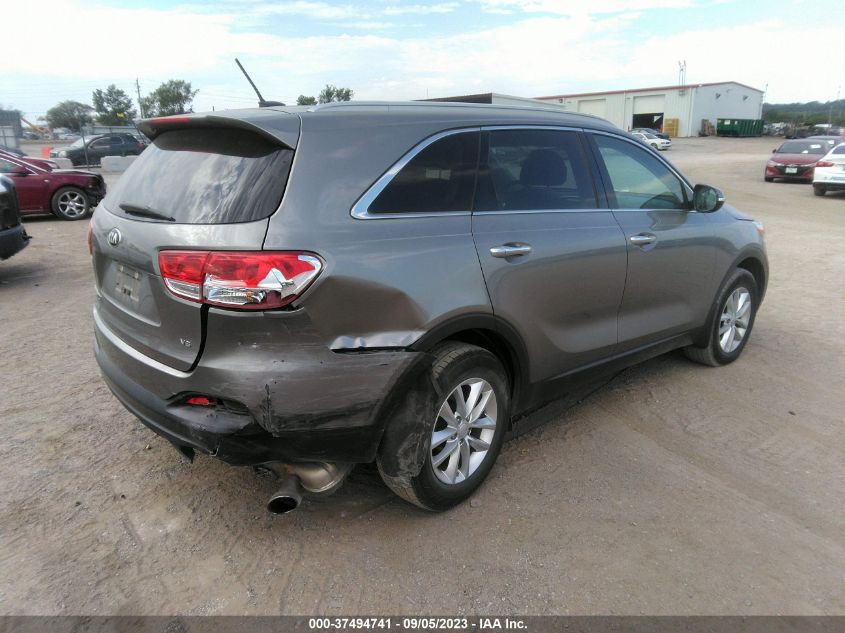 2018 KIA SORENTO LX V6 - 5XYPG4A5XJG374848