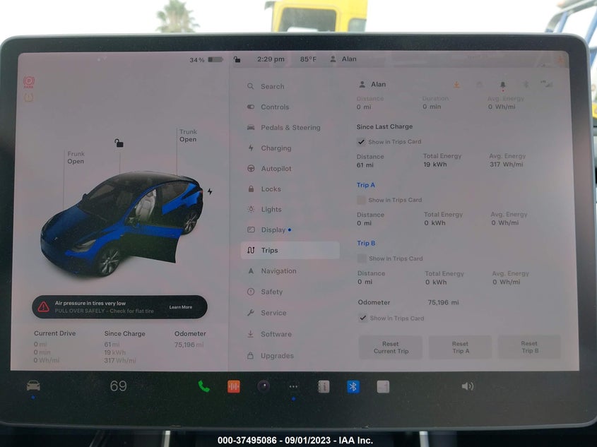 VIN 5YJYGDEE3LF056403 2020 TESLA MODEL Y LONG RANGE