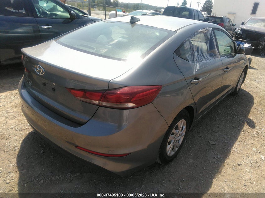 VIN KMHD74LF4HU110134 2017 HYUNDAI ELANTRA SE