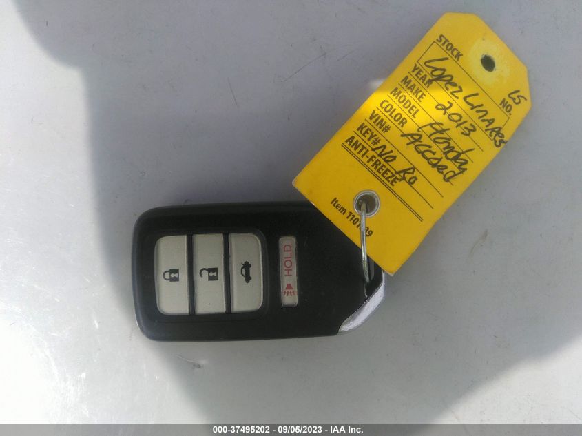 2013 HONDA ACCORD CPE EX-L 1HGCT1B85DA015026