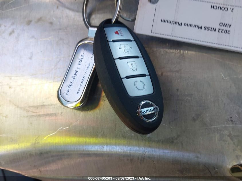 2022 NISSAN MURANO SV - 5N1AZ2BJXNC108123