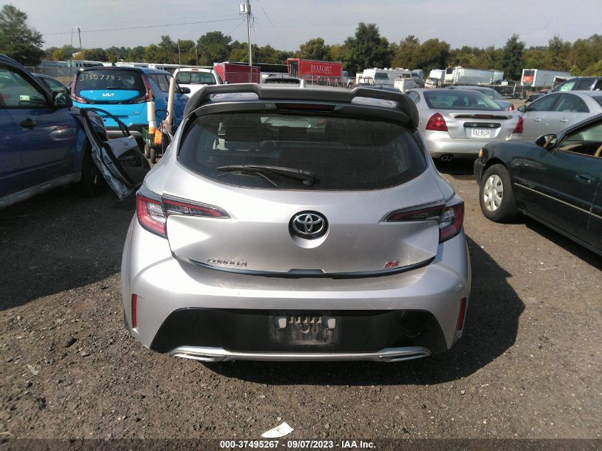 2019 TOYOTA COROLLA HATCHBACK SE/XSE JTNK4RBE6K3033723