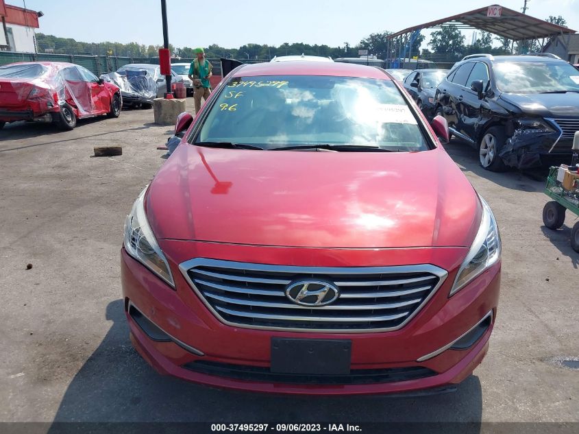 2016 HYUNDAI SONATA 2.4L SE - 5NPE24AF9GH314009