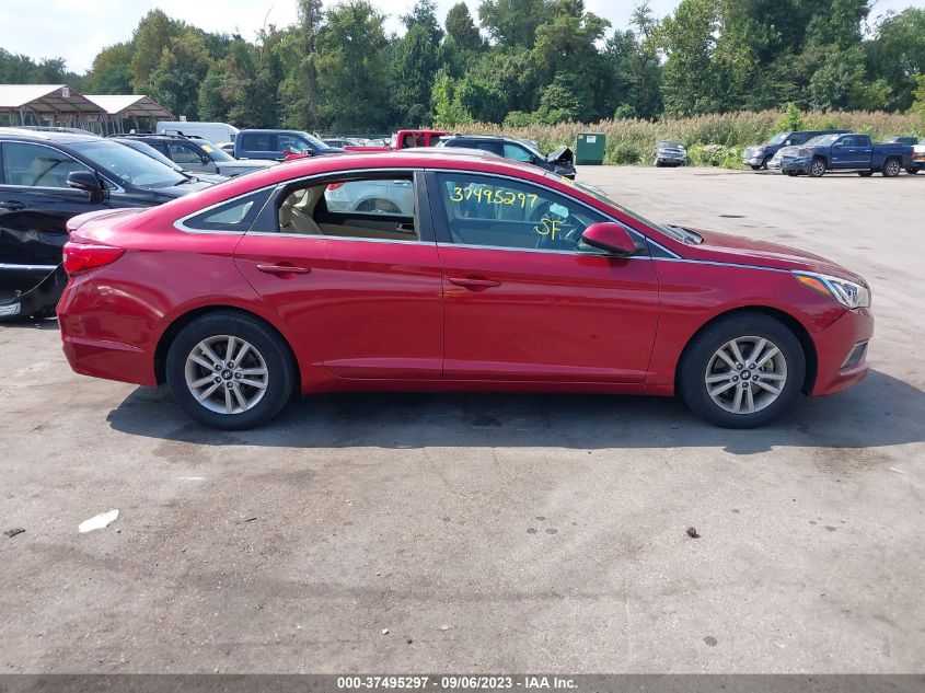 2016 HYUNDAI SONATA 2.4L SE - 5NPE24AF9GH314009