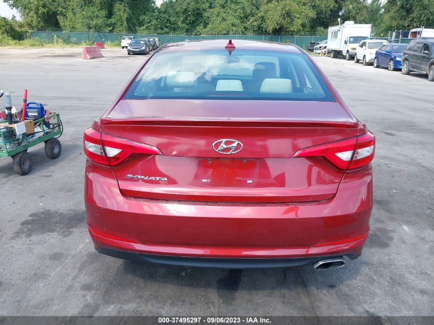 2016 HYUNDAI SONATA 2.4L SE - 5NPE24AF9GH314009