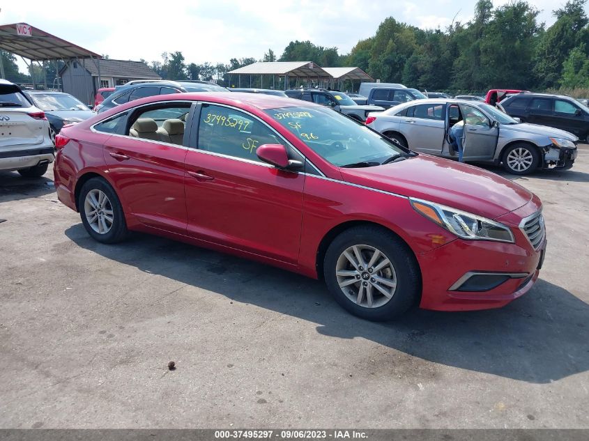 2016 HYUNDAI SONATA 2.4L SE - 5NPE24AF9GH314009