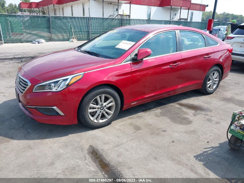 2016 HYUNDAI SONATA 2.4L SE - 5NPE24AF9GH314009