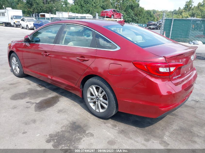 2016 HYUNDAI SONATA 2.4L SE - 5NPE24AF9GH314009