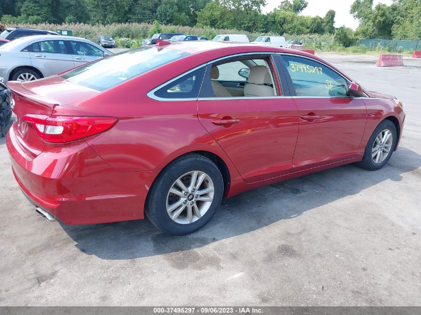 2016 HYUNDAI SONATA 2.4L SE - 5NPE24AF9GH314009