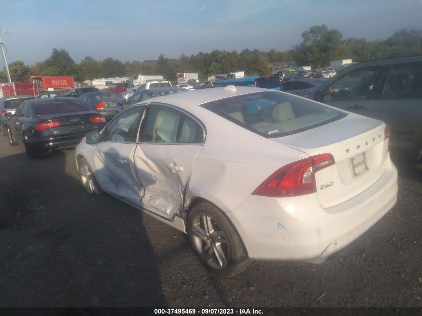 2015 VOLVO S60 T5 DRIVE-E PREMIER - YV126MFK7F2341054