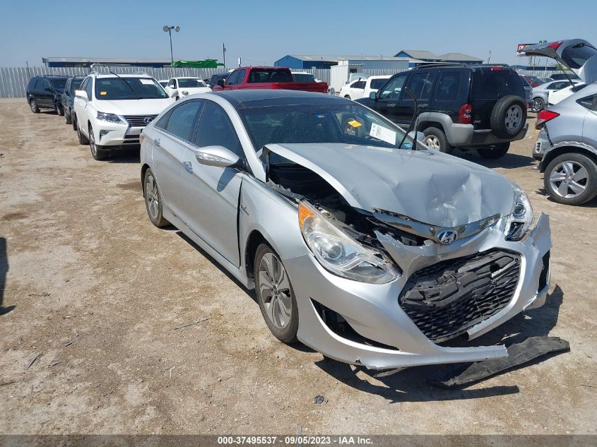 2014 HYUNDAI SONATA HYBRID LIMITED - KMHEC4A49EA110869