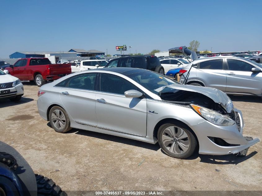 2014 HYUNDAI SONATA HYBRID LIMITED - KMHEC4A49EA110869