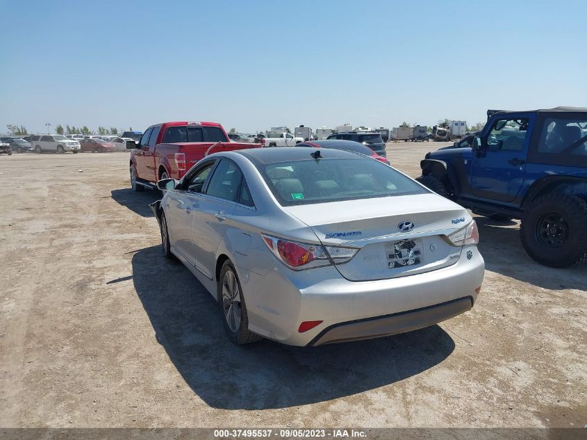 2014 HYUNDAI SONATA HYBRID LIMITED - KMHEC4A49EA110869