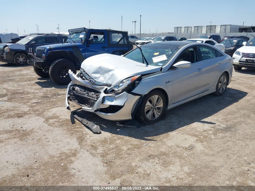 2014 HYUNDAI SONATA HYBRID LIMITED - KMHEC4A49EA110869
