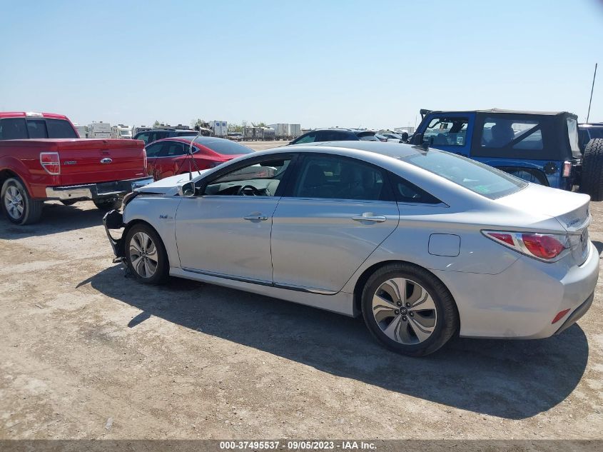 2014 HYUNDAI SONATA HYBRID LIMITED - KMHEC4A49EA110869