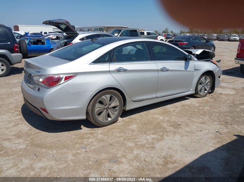 2014 HYUNDAI SONATA HYBRID LIMITED - KMHEC4A49EA110869