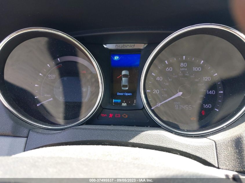 2014 HYUNDAI SONATA HYBRID LIMITED - KMHEC4A49EA110869