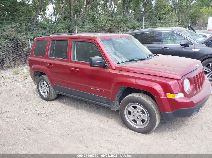 2014 JEEP PATRIOT SPORT - 1C4NJRBB9ED808997