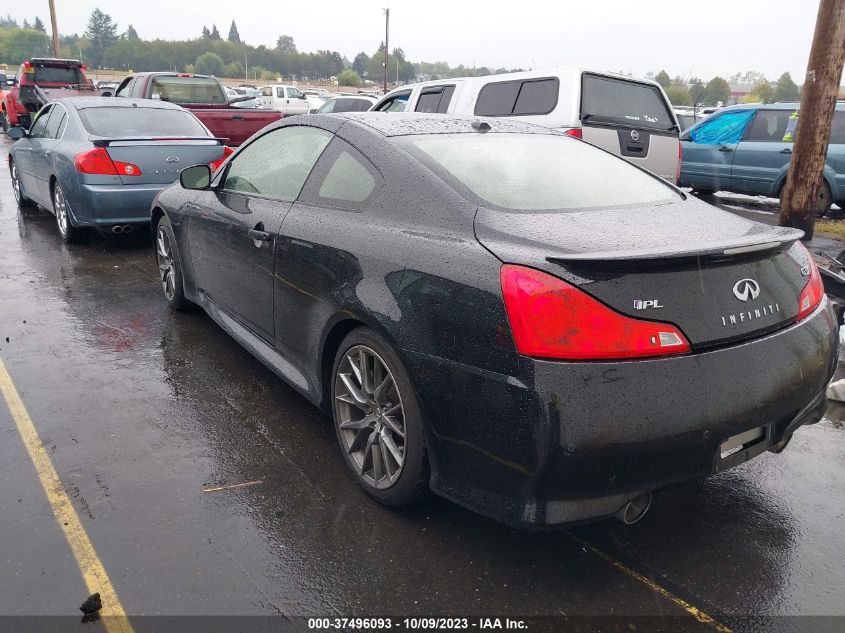 2013 INFINITI G37 COUPE IPL 6MT JN1CV6EK1DM921799