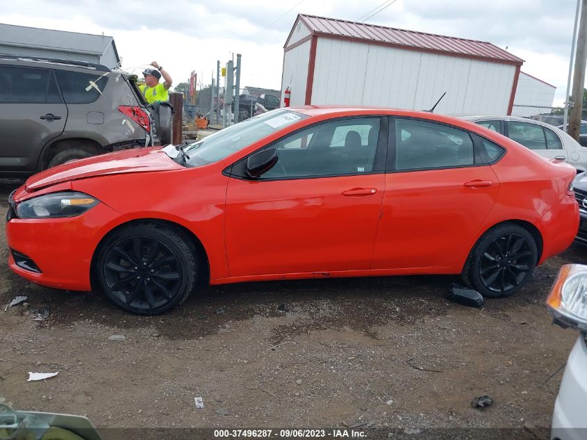 2016 DODGE DART SXT SPORT BLACKTOP - 1C3CDFFA9GD803482