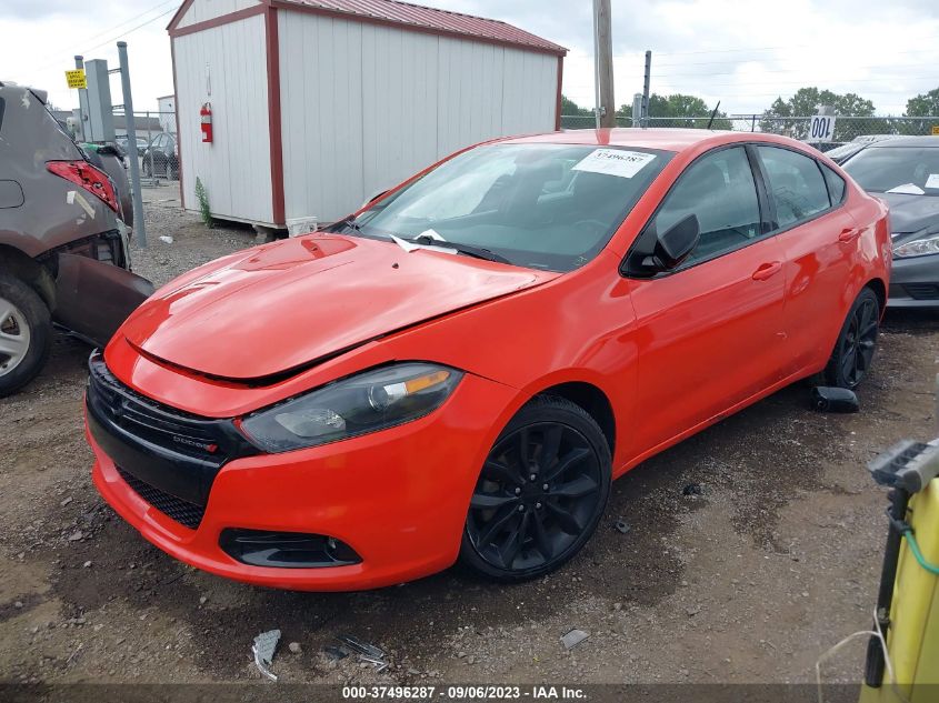 2016 DODGE DART SXT SPORT BLACKTOP - 1C3CDFFA9GD803482