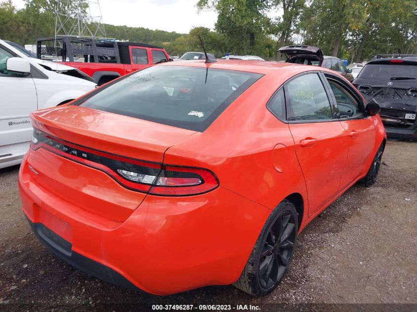 2016 DODGE DART SXT SPORT BLACKTOP - 1C3CDFFA9GD803482