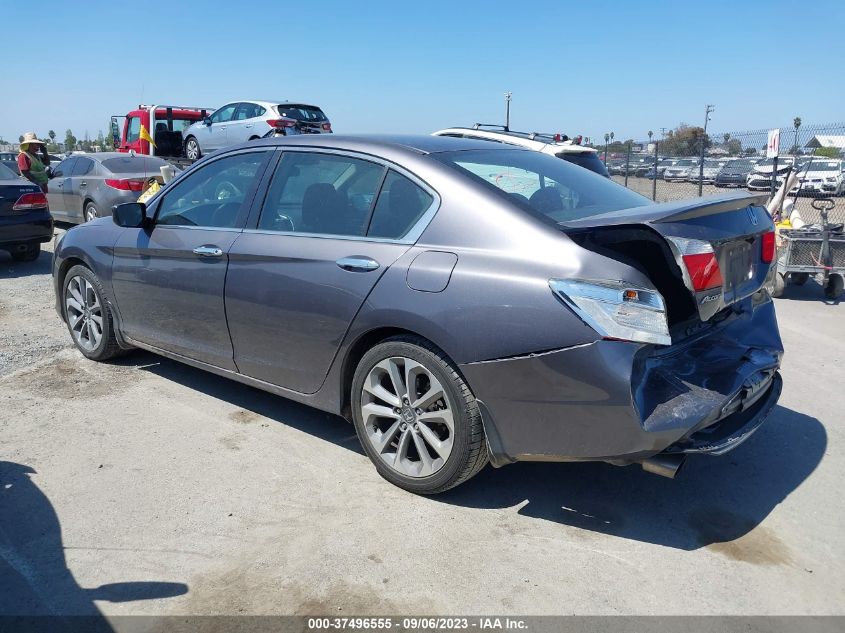 2014 HONDA ACCORD SEDAN SPORT - 1HGCR2F56EA287588