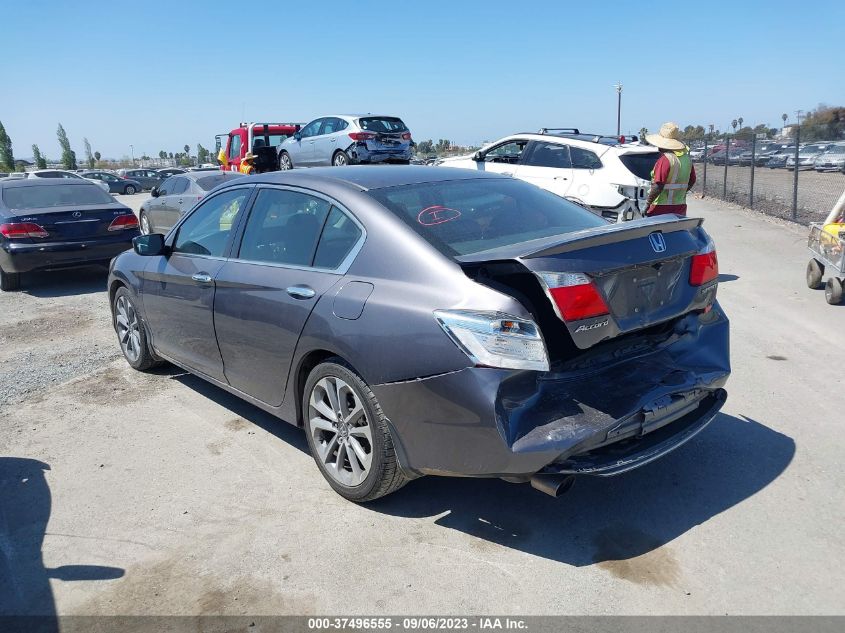 2014 HONDA ACCORD SEDAN SPORT - 1HGCR2F56EA287588