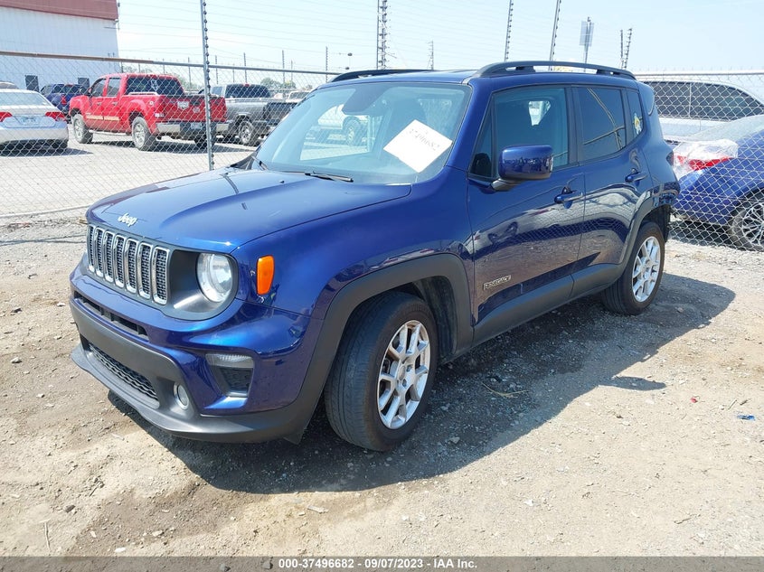 VIN ZACNJABB4KPK95072 2019 JEEP RENEGADE LATITUDE