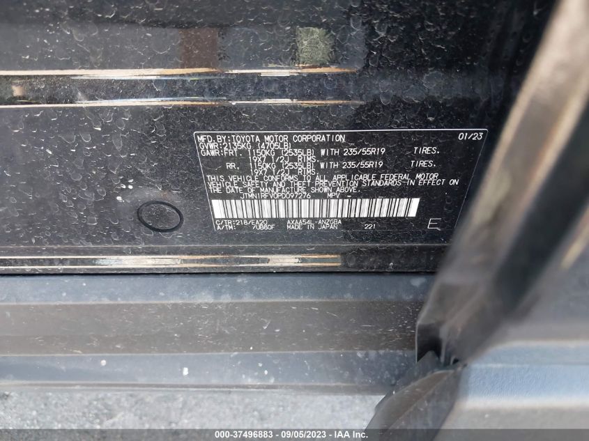 2023 TOYOTA RAV4 LIMITED - JTMN1RFV0PD097276