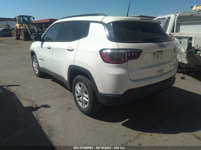 VIN 3C4NJCAB1JT500080 2018 JEEP COMPASS SPORT