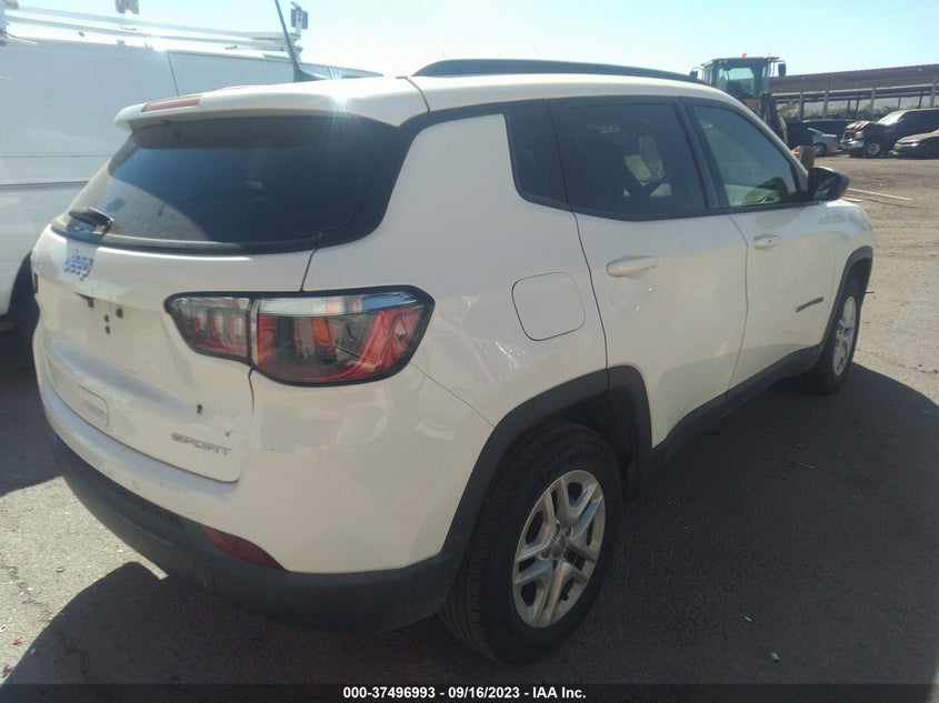VIN 3C4NJCAB1JT500080 2018 JEEP COMPASS SPORT