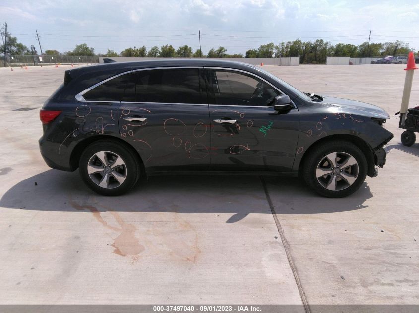 2015 ACURA MDX - 5FRYD3H29FB010257