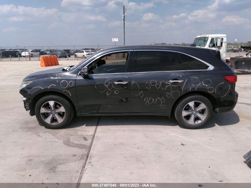 2015 ACURA MDX - 5FRYD3H29FB010257