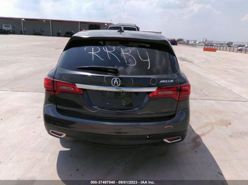 2015 ACURA MDX - 5FRYD3H29FB010257