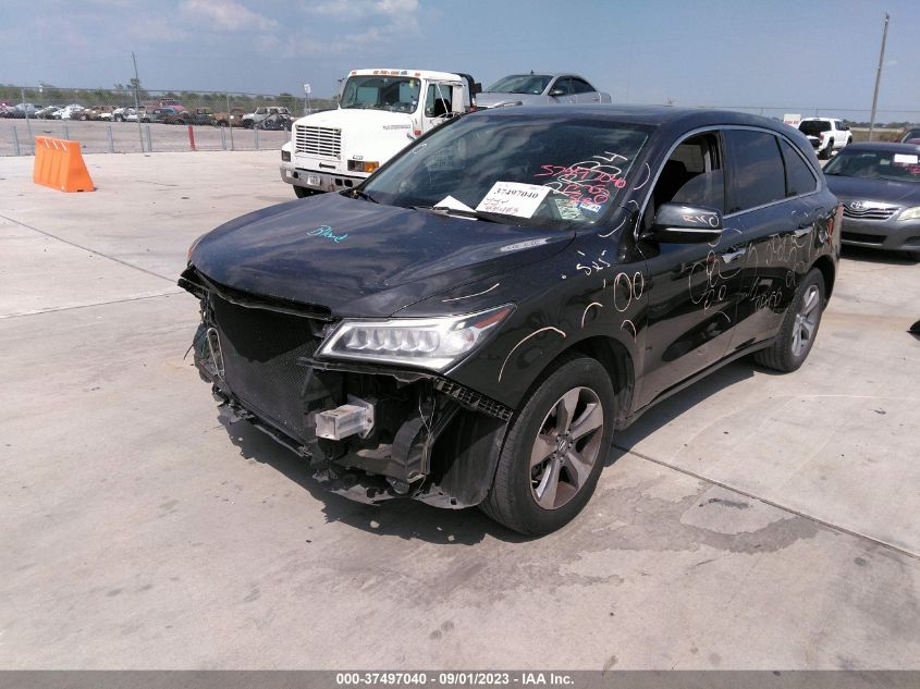 2015 ACURA MDX - 5FRYD3H29FB010257