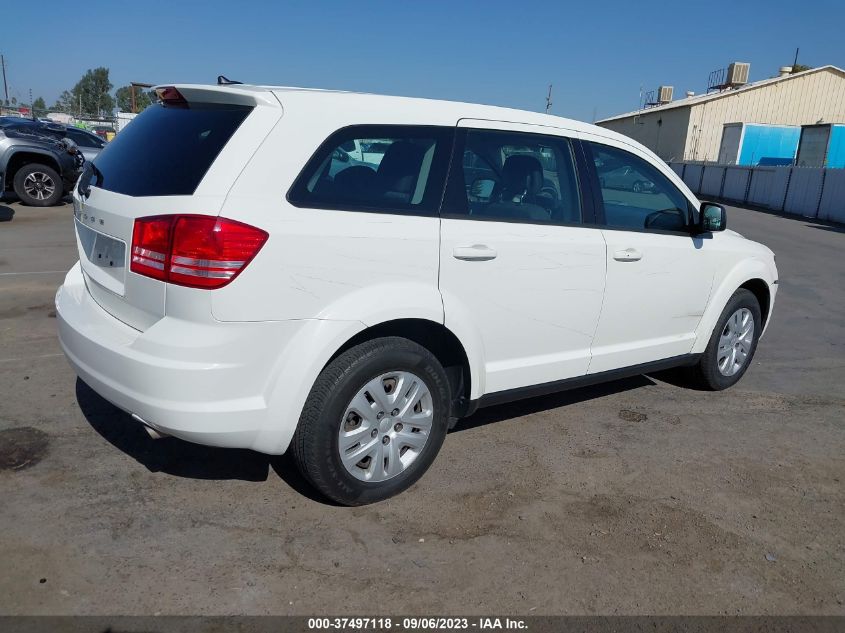 2014 DODGE JOURNEY AMERICAN VALUE PKG - 3C4PDCABXET111914