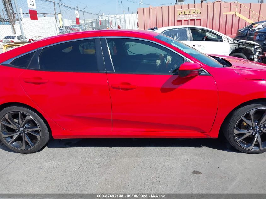 2021 HONDA CIVIC SEDAN SPORT - 2HGFC2F8XMH537553