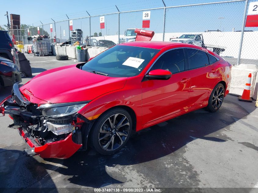 2021 HONDA CIVIC SEDAN SPORT - 2HGFC2F8XMH537553