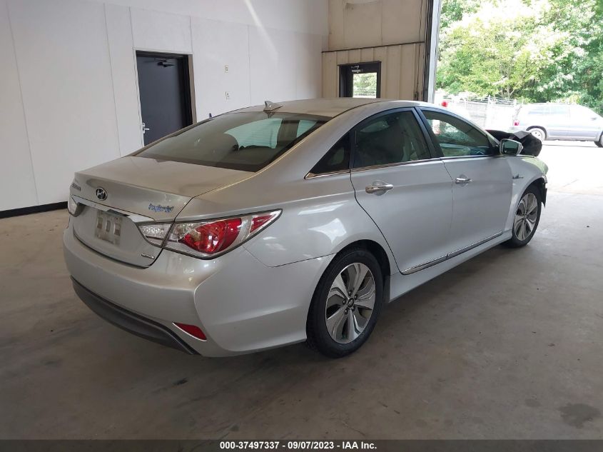 2013 HYUNDAI SONATA HYBRID LIMITED - KMHEC4A49DA084692